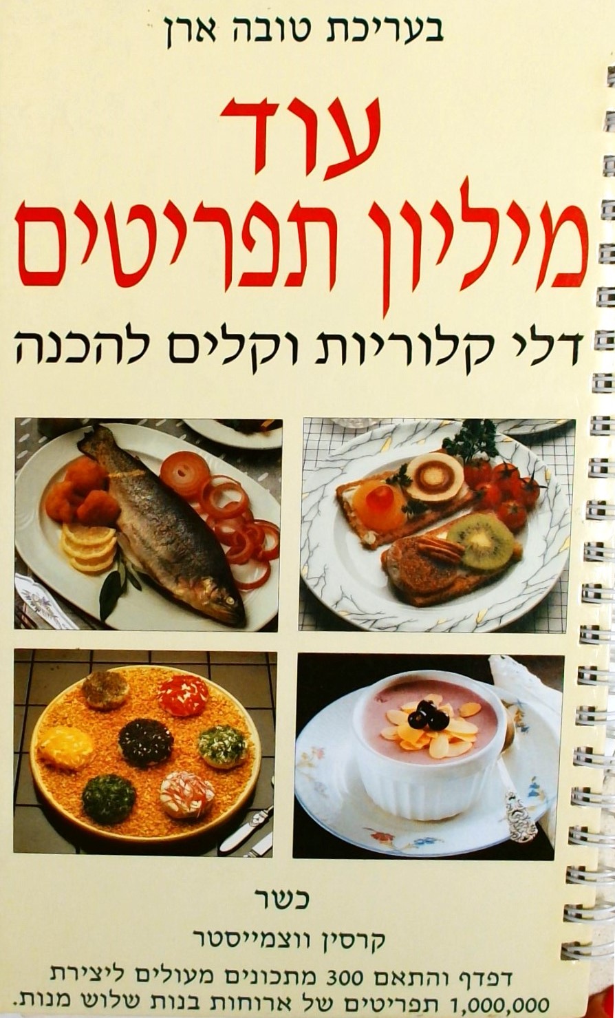 עוד מיליון תפריטים דלי קלוריות-דפדף והתאם 300 כרטי